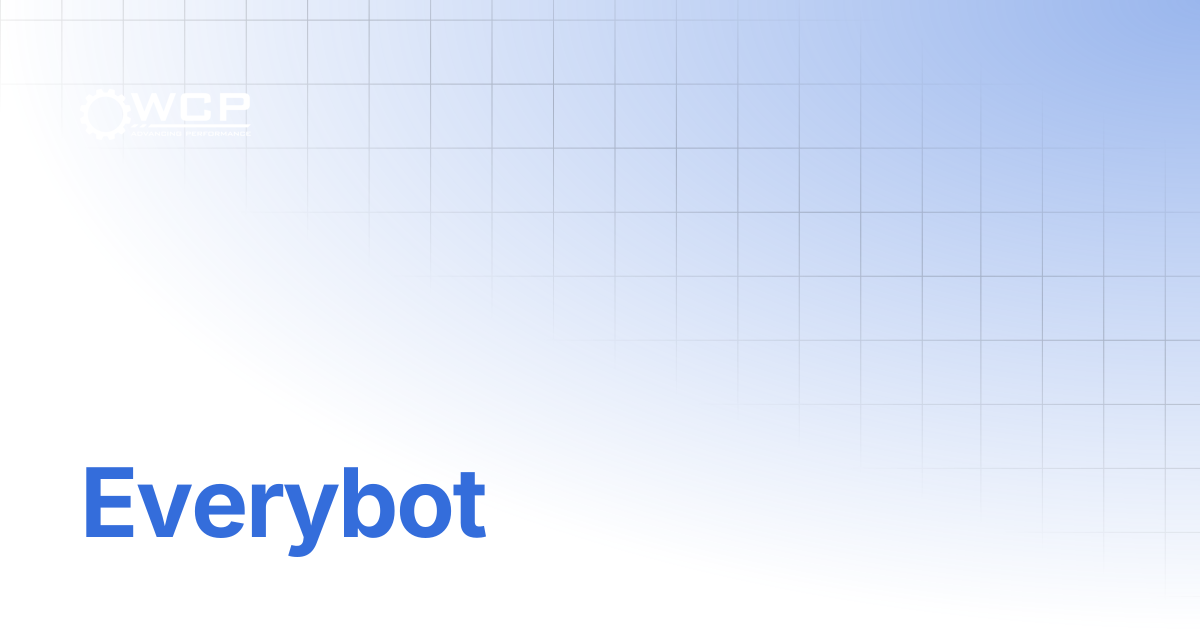 Everybot | FRC Build System | Welcome