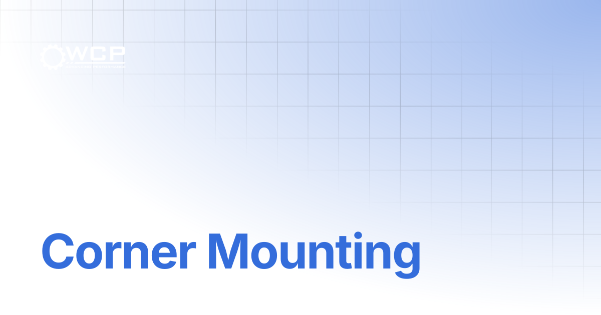 Corner Mounting | Gearboxes WCP Swerve X2 | Welcome