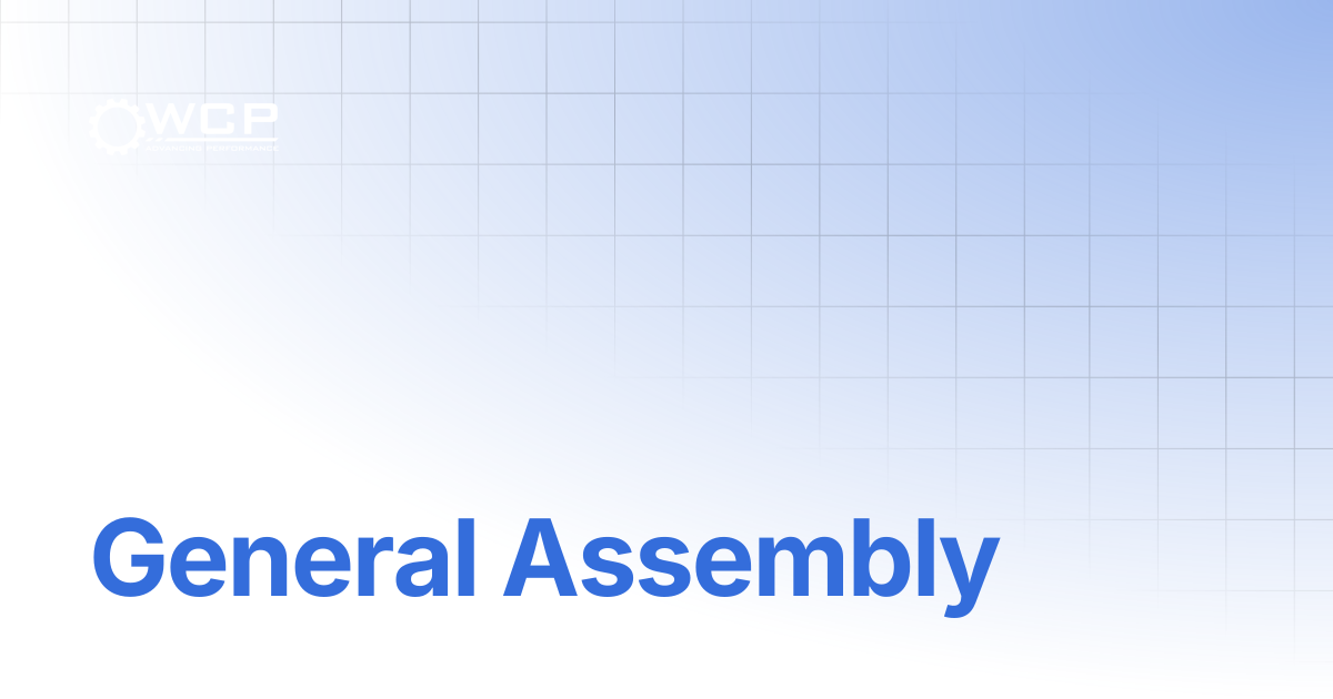 General Assembly | GreyT GreyT Elevator (Cascade) | Welcome