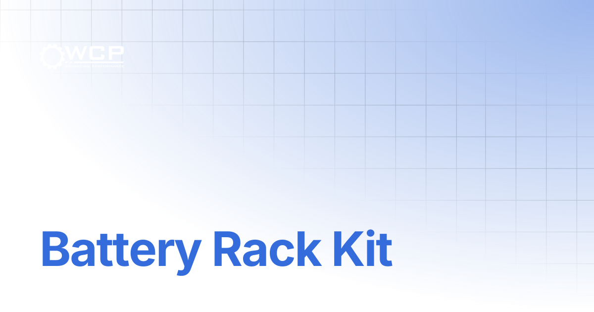Battery Rack Kit | Shop Accessories Super Pit | Welcome