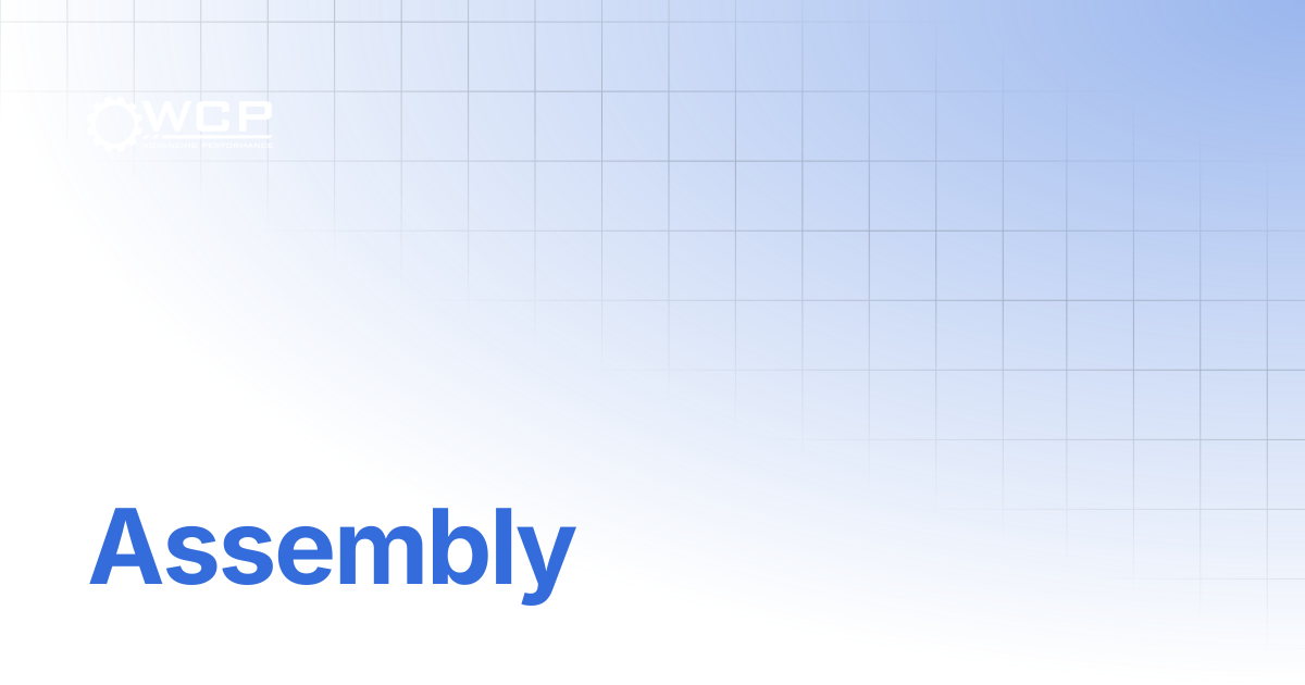 Assembly | System & Structure Bearing Blocks | Welcome