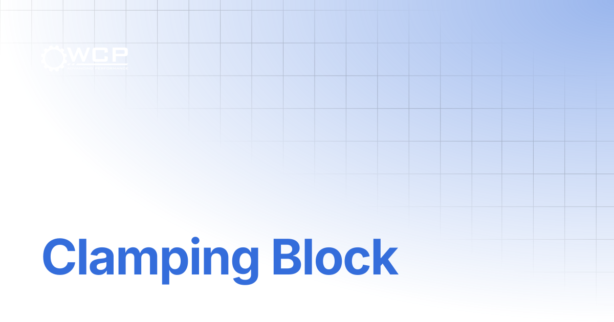 Clamping Block | System & Structure Elevator Bearing Blocks | Welcome