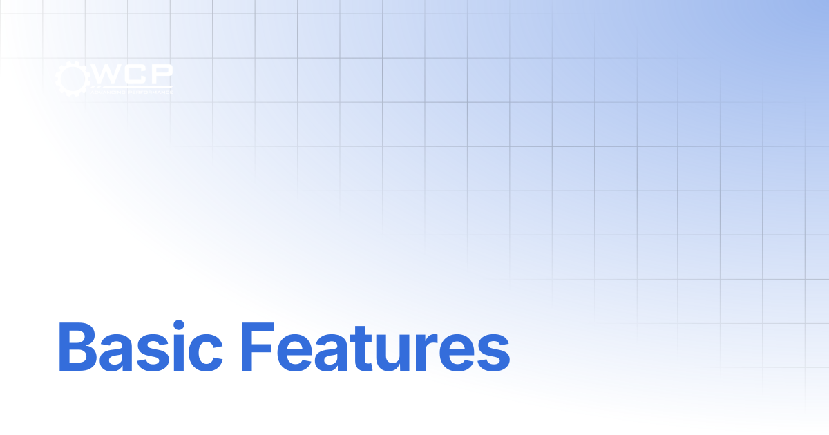 Basic Features | System & Structure Tube Plugs | Welcome